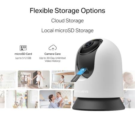 Домашна камера Wi-Fi Pan/Tilt Mercusys MC210