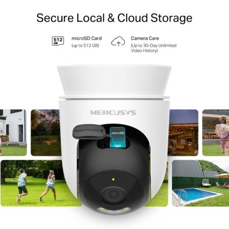 Външна охранителна камера Wi-Fi Pan/Tilt Mercusys MC510