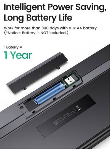 Безжична клавиатура Ugreen KU004 45204
