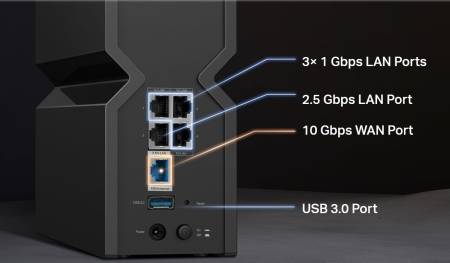 Рутер Wi-Fi 7 TP-Link Archer BE700 BE15000 3-лентов