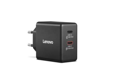 Lenovo Dual USB-C 65W GaN Charger