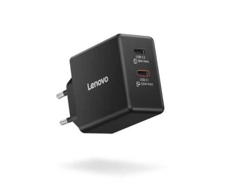 Lenovo Dual USB-C 65W GaN Charger