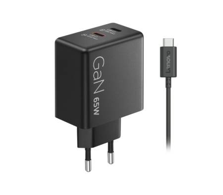 Lenovo Dual USB-C 65W GaN Charger