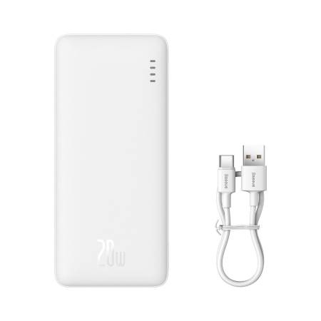 Външна батерия Baseus Airpow 10000mAh 20W PPQD090002 - бяла