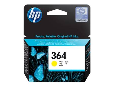 HP 364 original Ink cartridge CB320EE BA1 yellow standard capacity 3ml 300 pages 1-pack with Vivera Ink cartridge