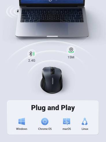 Безжична мишка Ugreen MU00 690545 USB 2.4GHz