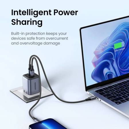 Зарядно устройство Ugreen Nexode CD294 90573 220V 2xUSB-C