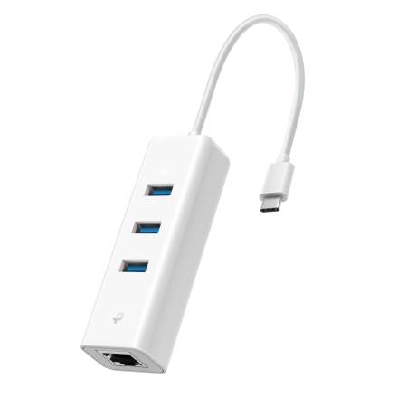 USB Type-C 3-портов хъб и гигабитов Ethernet адаптер TP-Link UE330C
