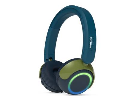 PHILIPS Kids Bluetooth headphones maximum volume limited to 85 dB Chrystal Teal