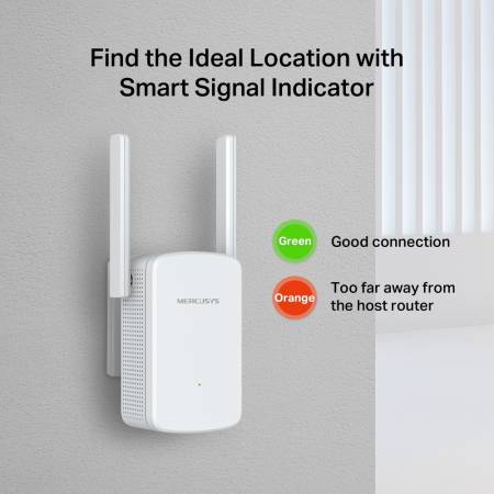 Wi-Fi удължител на обхват Mercusys ME12 300 Mbps