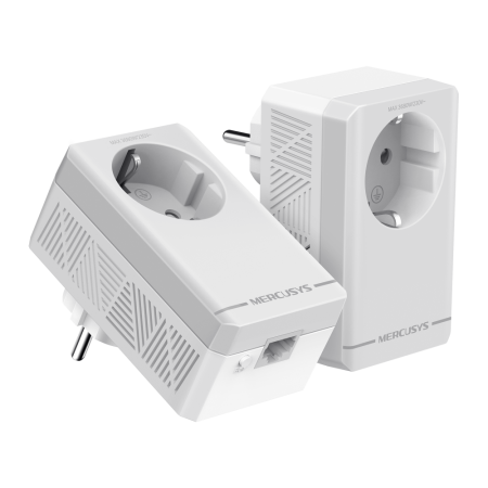 Стартов комплект Passthrough Powerline адаптери Mercusys MP300P KIT AV600