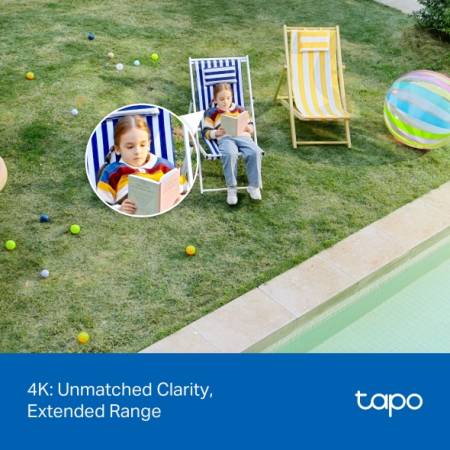 Външна охранителна камера TP-Link Tapo C560WS 4K 8MP панорамна