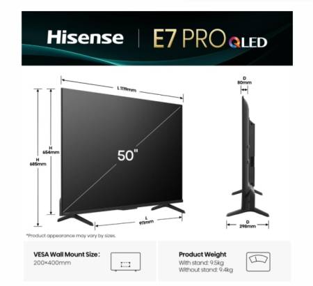 Hisense 50" E7Q Pro