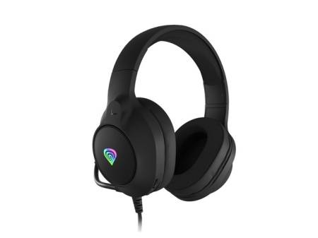 Genesis Headset Neon 213 With Microphone RGB Illumination Black