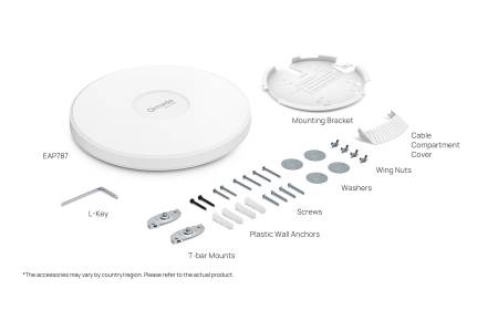 Точка за достъп TP-Link Omada EAP787 трибандова Wi-Fi 7 BE12000