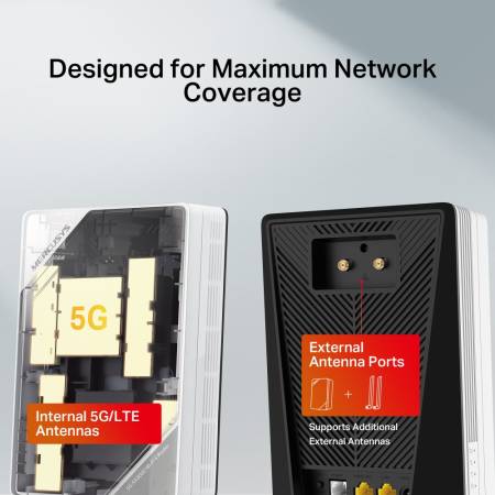 Безжичен двубандов рутер Mercusys MB520-5G 5G AX3000