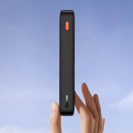 Външна батерия Baseus Airpow 20W 20000mAh с кабел Baseus Simple Series USB-A - USB-C 50 см P10022804113-00 - Черна