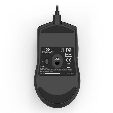 Мишка Redragon K1ng 1K M724 - черна