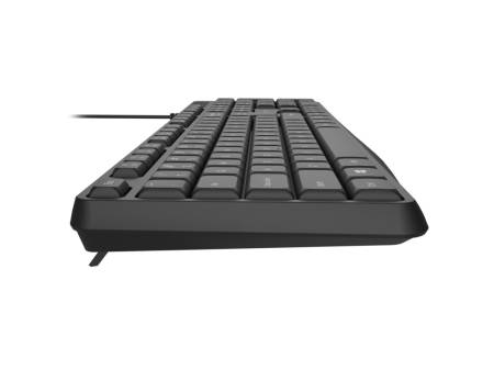 Natec Keyboard Nautilus SLIM US Layout Black