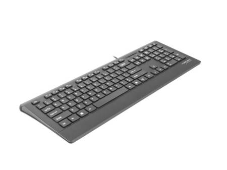 Natec Keyboard Barracuda SLIM US Layout Black
