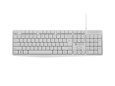 Natec Keyboard Nautilus US Layout White