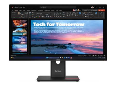 LENOVO ThinkVision T27QD-40 27inch IPS 16:9 2560x1440 120Hz 350cd/m2 1500:1 4ms 1xHDMI 2.1 1xDP 1.4 1xDP Out USB HUB 1xRJ45 3y