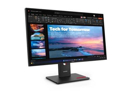 LENOVO ThinkVision T27QD-40 27inch IPS 16:9 2560x1440 120Hz 350cd/m2 1500:1 4ms 1xHDMI 2.1 1xDP 1.4 1xDP Out USB HUB 1xRJ45 3y