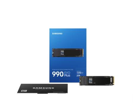 Твърд диск Samsung SSD 990 EVO MZ-V9S2T0BW Plus 2TB PCIe 4.0 NVMe 2.0