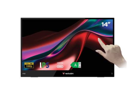 Verbatim Portable 14" FHD Touch Monitor LIGHT