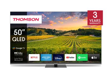 Thomson 50" QLED Google TV; 3840 x 2160 (4K UHD)