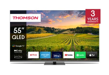 Thomson 55" QLED Google TV; 3840 x 2160 (4K UHD)