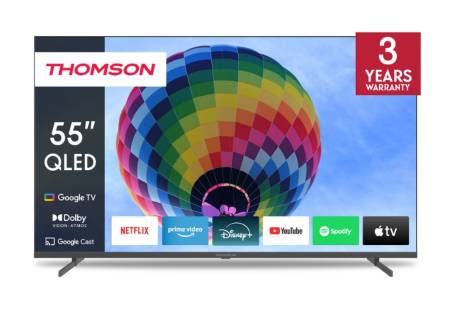 Thomson 55" QLED Google TV; 3840 x 2160 (4K UHD)