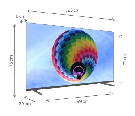 Thomson 55" QLED Google TV; 3840 x 2160 (4K UHD)