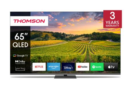 Thomson 65" QLED Google TV; 3840 x 2160 (4K UHD)