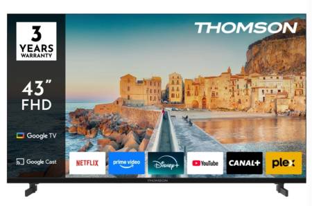 Thomson 43" FHD Google TV; 1920 x 1080 (FHD)