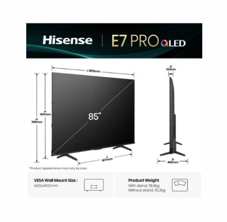 Hisense 85" E7Q Pro