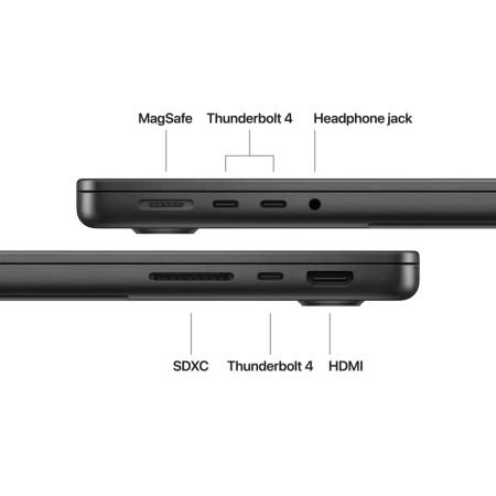 Apple 14-inch MacBook Pro: Apple M5 chip with 10-core CPU and 10-core GPU