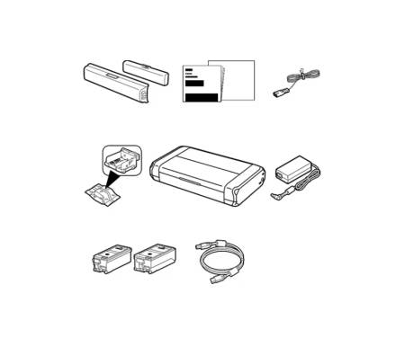 Canon MAXIFY BX110 with battery