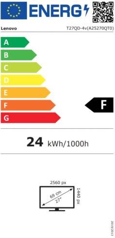 Lenovo ThinkVision T27QD-4v 27"