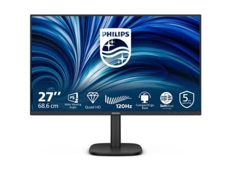PHILIPS 27B2N3500J/00 27inch 2560x1440 120Hz IPS Flat H/A 150 MM TUV EyeSafe certified USB HUB SPEAKERS DPx1 HDMIx2 350cd/m2