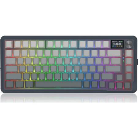 Bluetooth и безжична механична геймърска клавиатура Redragon Behemoth Pro K724SP-RGB-PRO