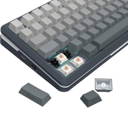 Bluetooth и безжична механична геймърска клавиатура Redragon Behemoth Pro K724SP-RGB-PRO