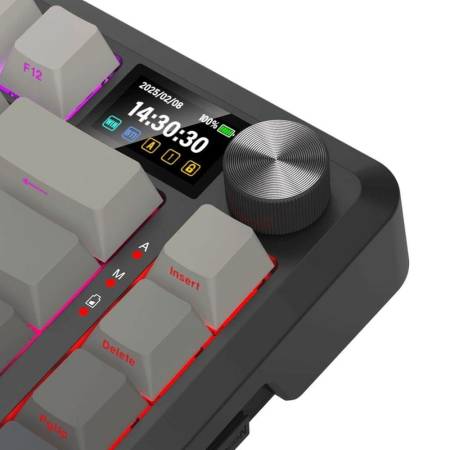 Bluetooth и безжична механична геймърска клавиатура Redragon Behemoth Pro K724SP-RGB-PRO