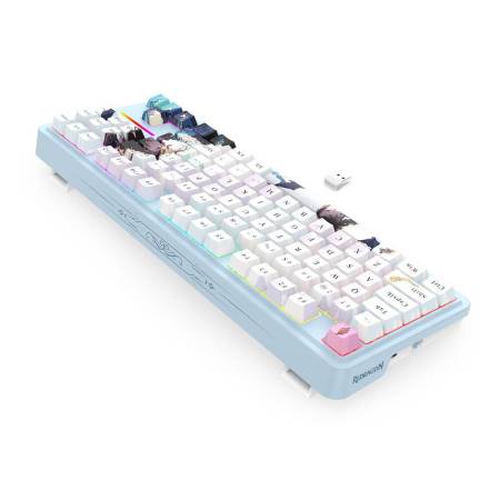 Механична геймърска клавиатура със и без Bluetooth Redragon Antonium Pro Anime Bluemarine K728AK-RGB-PRO с RGB