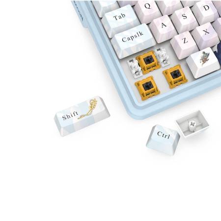 Механична геймърска клавиатура със и без Bluetooth Redragon Antonium Pro Anime Bluemarine K728AK-RGB-PRO с RGB