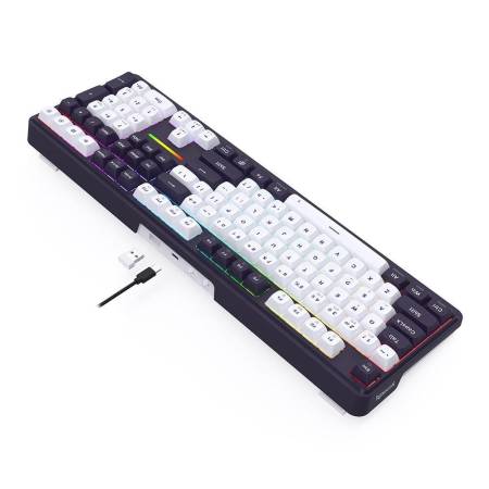 Bluetooth и безжична механична геймърска клавиатура Redragon Antonium Pro 108 K745WB-RGB-PRO