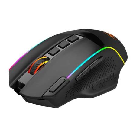 Геймърска мишка Redragon Enlightment Pro M991RGB-PRO безжична и кабелна с RGB осветление - черна