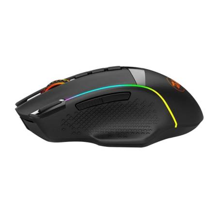 Геймърска мишка Redragon Enlightment Pro M991RGB-PRO безжична и кабелна с RGB осветление - черна