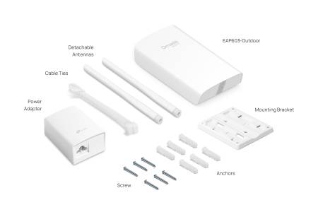 Точка за достъп TP-Link Omada EAP603-Outdoor за вътрешна/външна употреба WiFi 6 AX1800