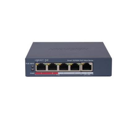 HikVision 4 Port Fast Ethernet Smart POE Switch